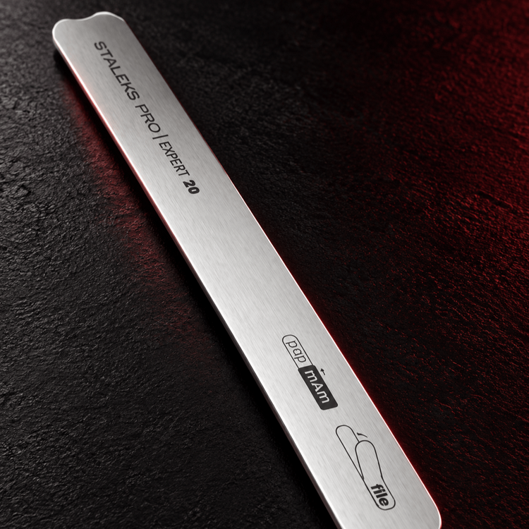 Staleks Pro papmAm Reusable Metal Nail File Board Expert 20 - Base for disposable nail files available