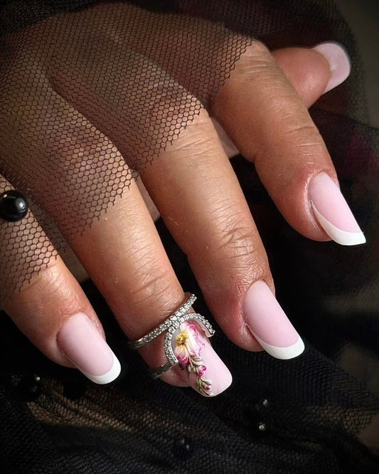 Shiva white gel polish from  Phenomenail™ PIGM-A (Gel Polish) collection applied to nails