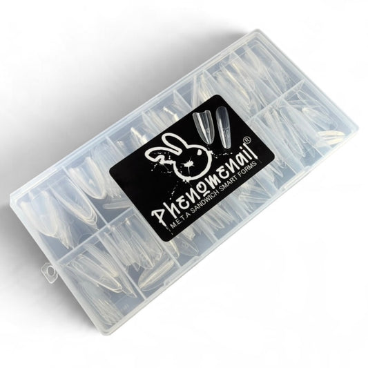 Phenomenail™ M.E.T.A sandwich dual nail forms in 15 sizes