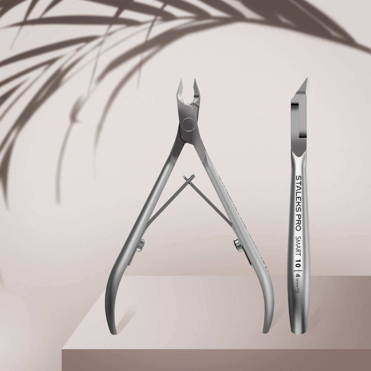 cover product image of Staleks Pro Cuticle Nippers SMART 10 4mm Stainless Steel, 7.8cm, 40g, surgical grade. 