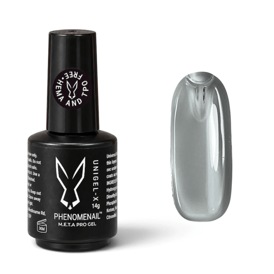 Phenomenail™ M.E.T.A Pro UNIGEL-X Rubber base, Universal gel, 14g HEMA-free and TPO-free Universal rubber base gel