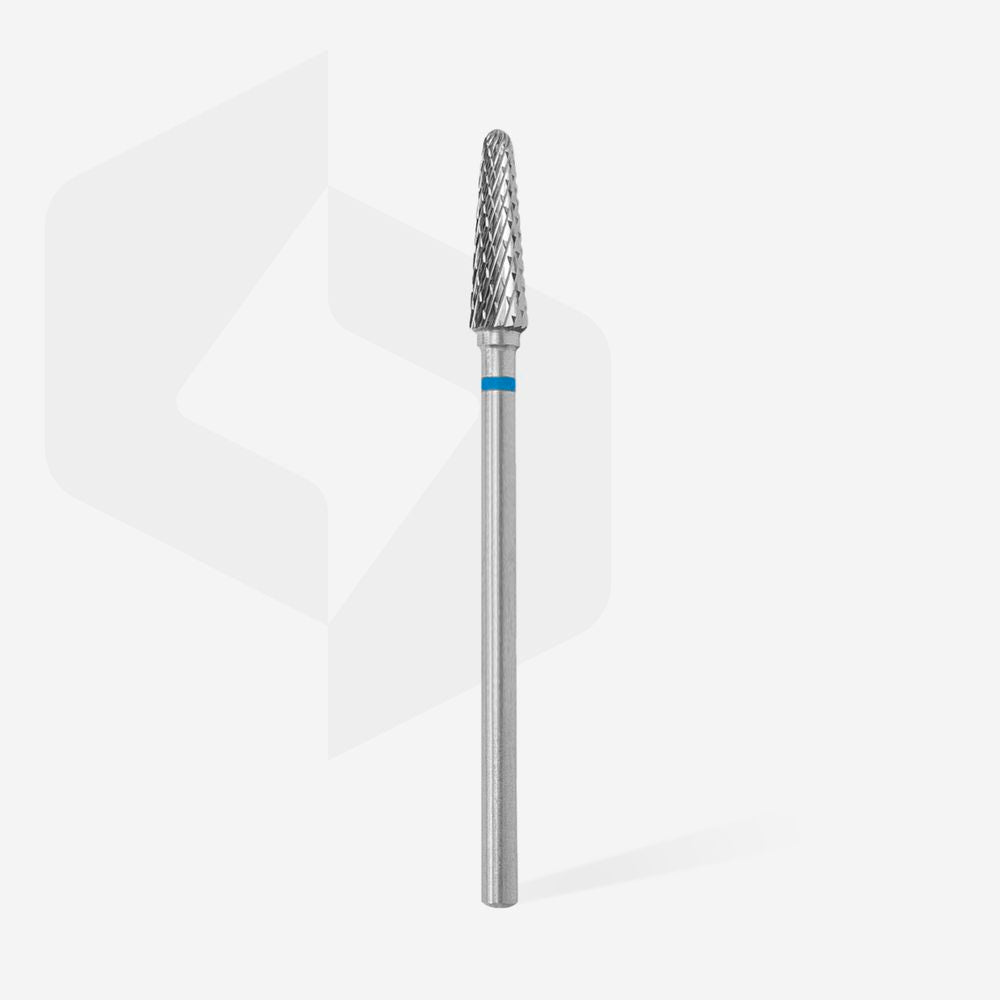 Staleks Pro Carbide Frustum Nail Drill Bit 4mm Blue Medium blue (medium) full image 