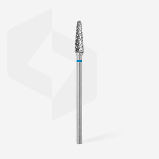 Staleks Pro Carbide Frustum Nail Drill Bit 4mm Blue Medium blue (medium) full image 
